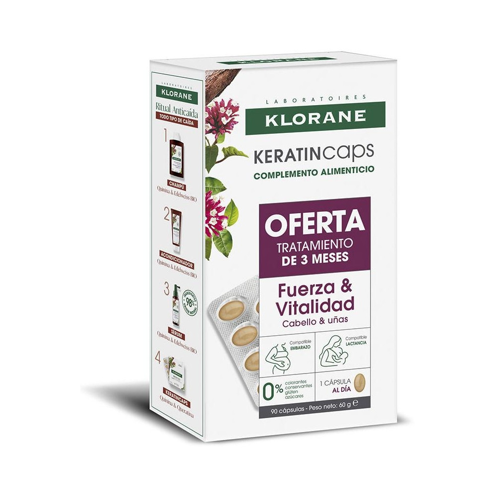 Keratincaps Cápsulas Para Fortalecer Y Revitalizar El Cabello Pack 3 X 30 U 2