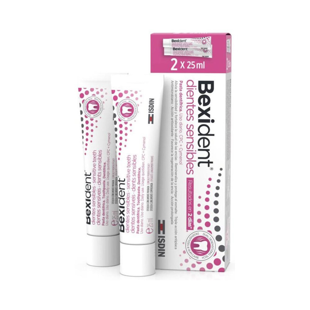 Bexident Dientes Sensibles Pasta Dentrífica 2 X 25 Ml