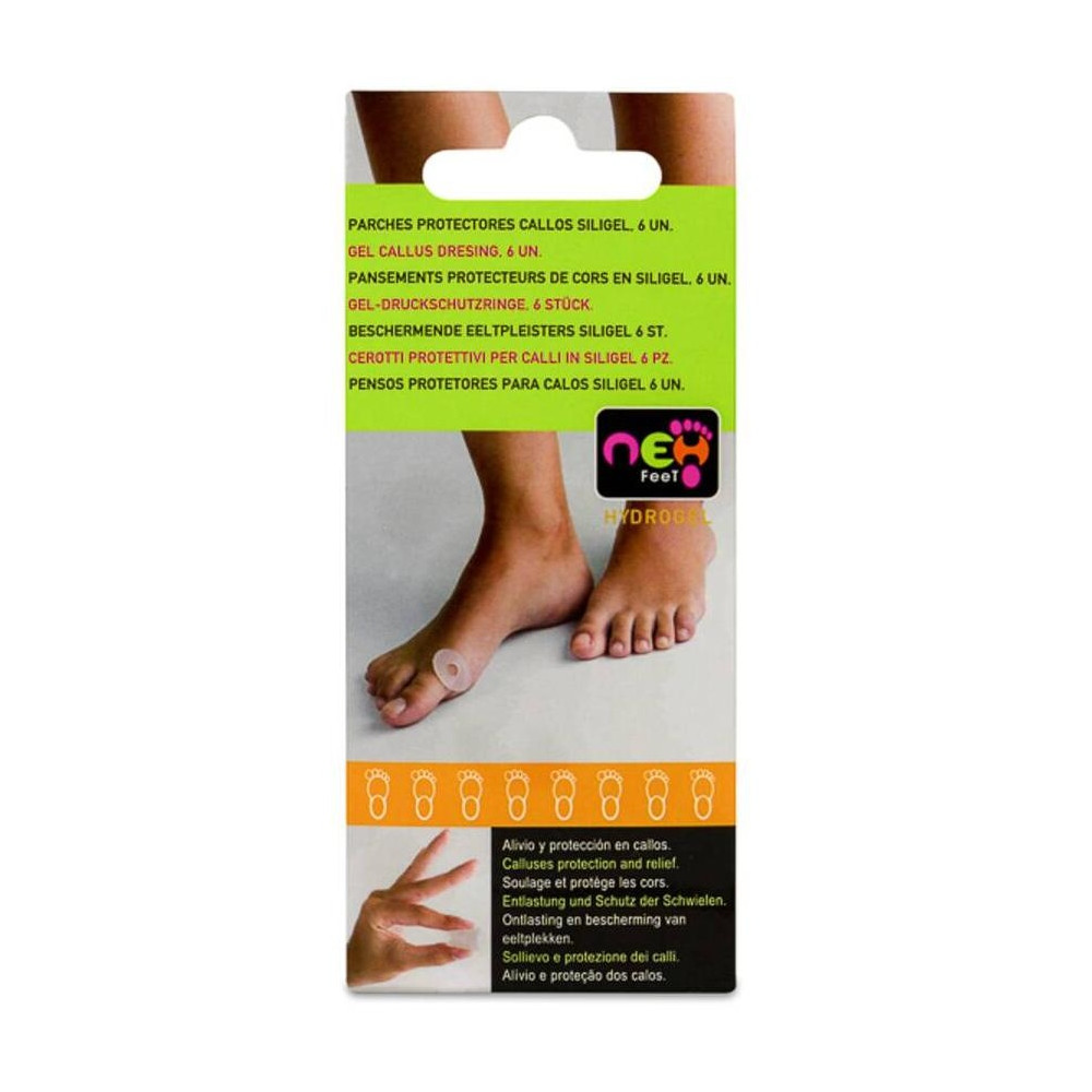 Neh Feet Protectores Callos Siligel Talla Única 6Uds