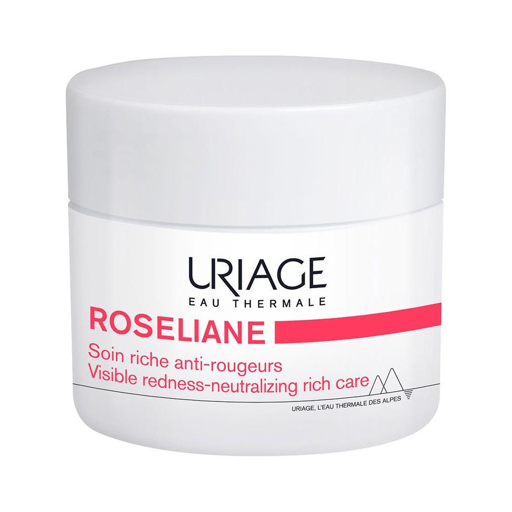 Roseliane Crema Rica Anti-Rojeces Con Manteca De Karité, Ginseng Y Extractos De Algas, Anti Rojeces Uriage - Perfumes Club