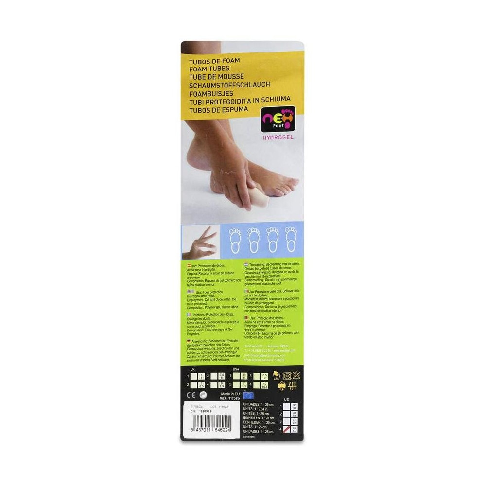 Neh Feet Tubo De Foam Talla 4, 1 Ud