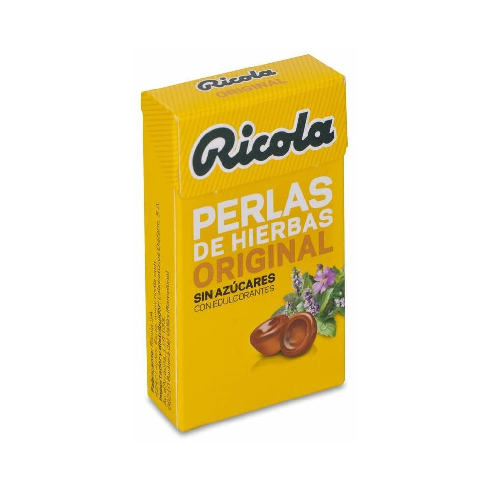 Ricola Perlas Sin Azúcar De Hierbas Suizas 25G
