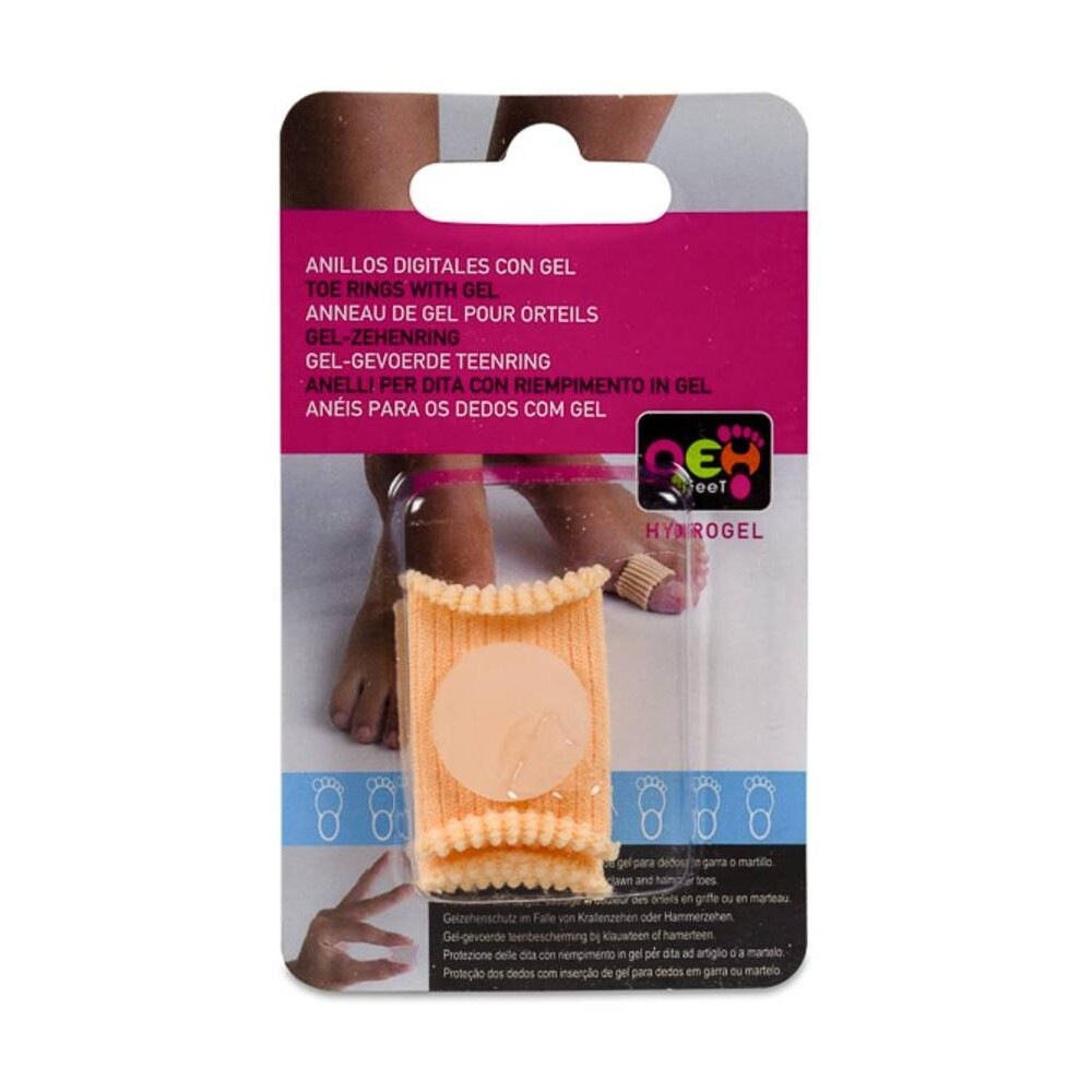 Neh Feet Anillo Digital Con Gel Talla Mediana, 2 Uds