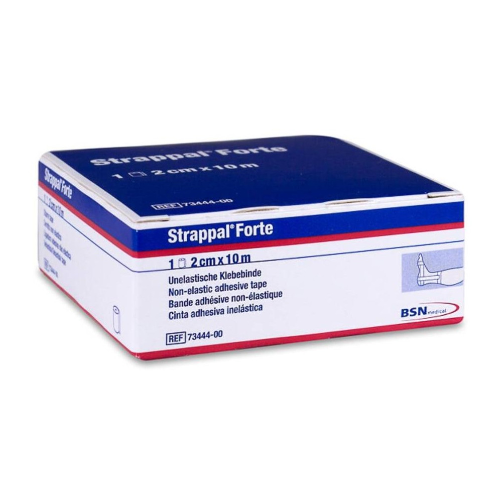 Strappal Forte Cinta Adhesiva Inelástica, 2 Cm X 9.14 M