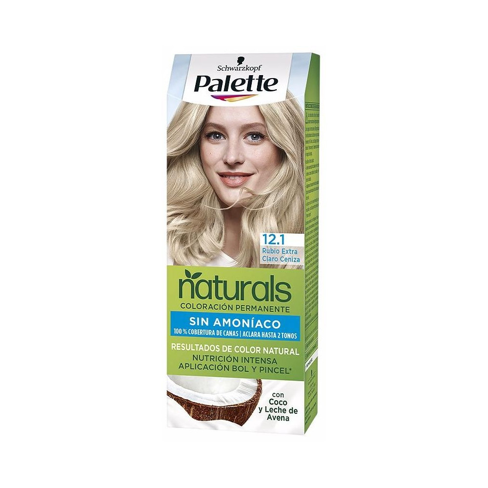 Palette Natural Tinte 12.1-Rubio Extra Claro Ceniza 1 U