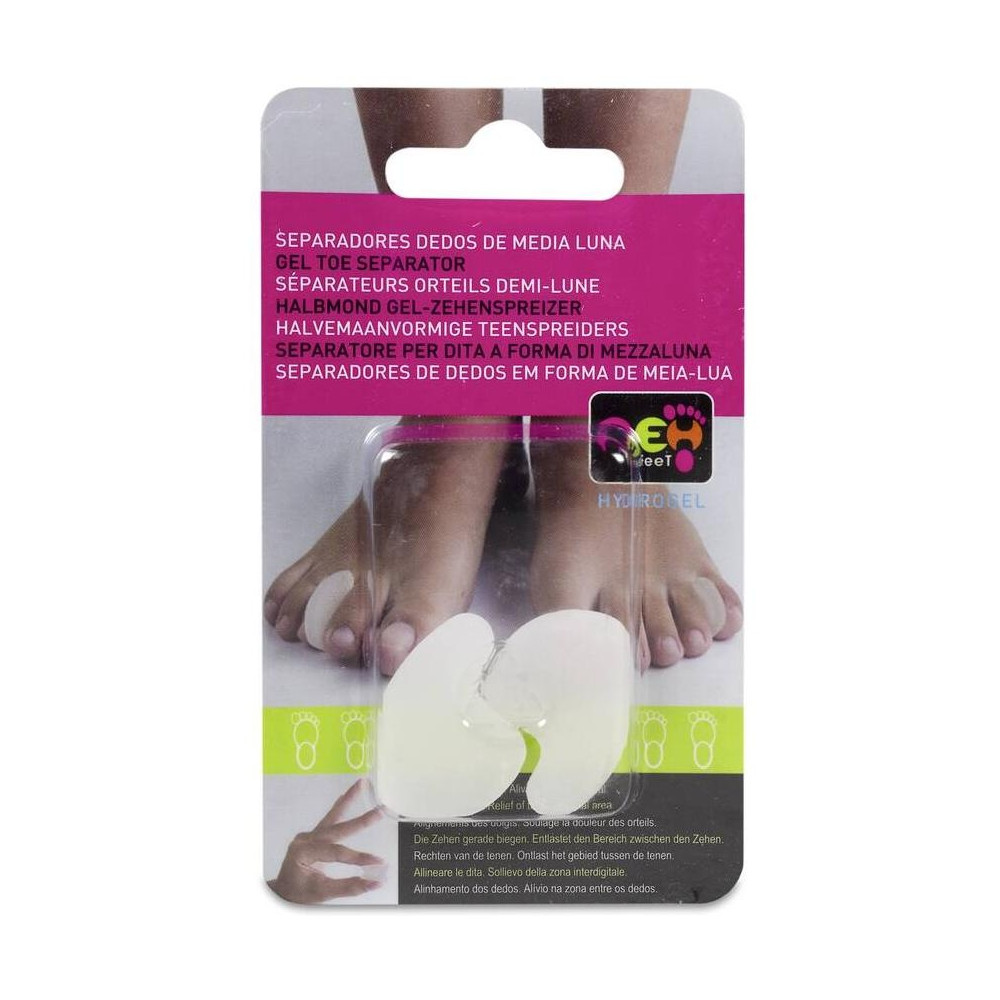 Neh Feet Separadedos Media Luna Talla S, 2 Uds