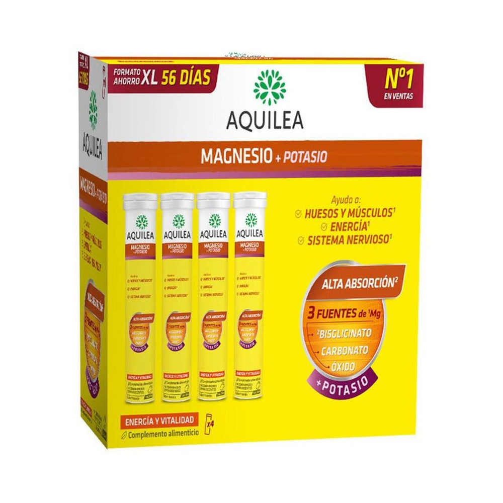 Magnesio+Potasio Comprimidos Efervescentes 56 U