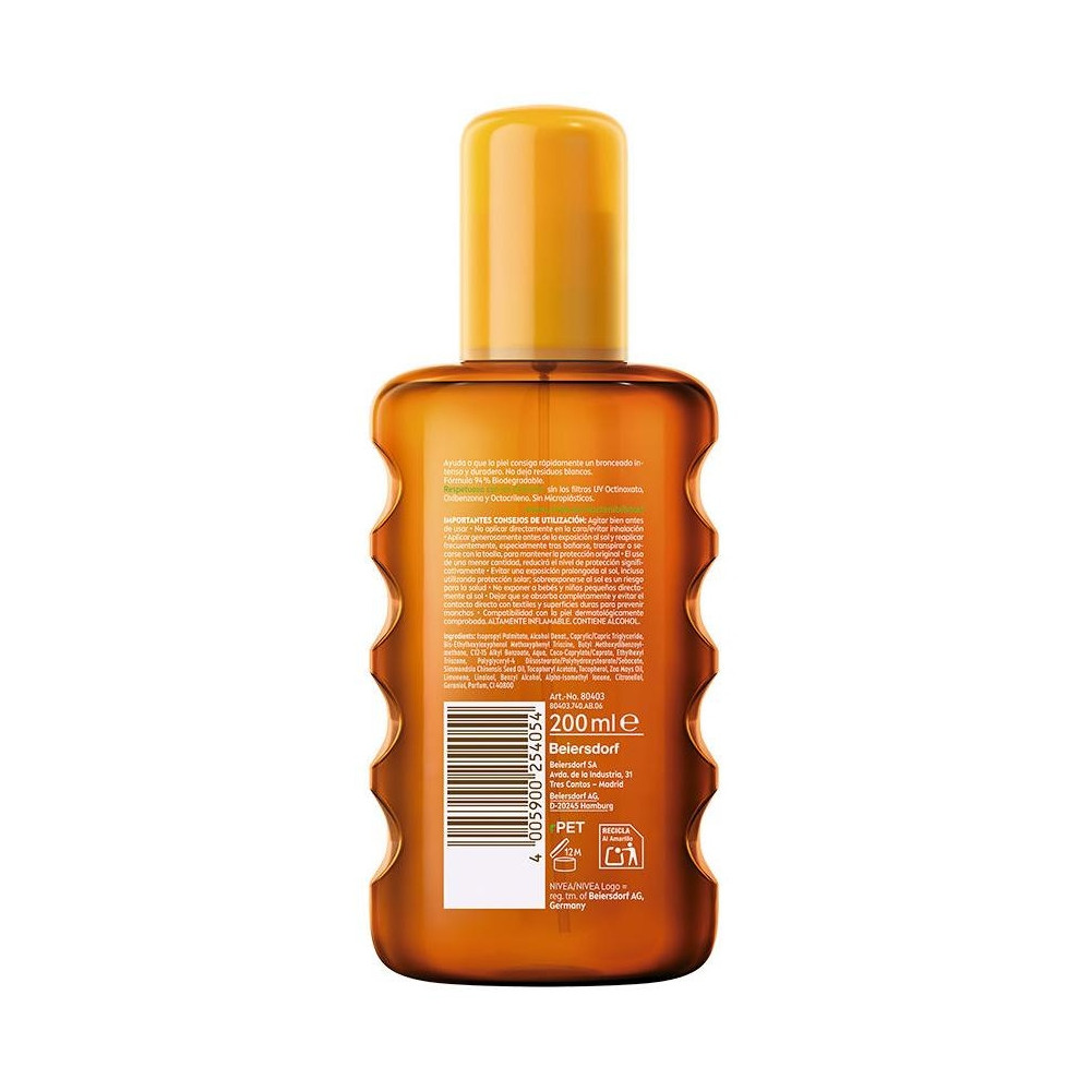 Sun Zanahoria Aceite Solar Spf6 200 Ml