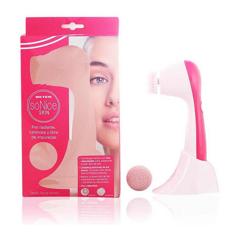 Cepillo Facial Sónico So Nice Skin +2 Cabezales 3 U