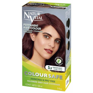 Naturvital Coloursafe Tinte Permanente 5.5 Caoba 150Ml