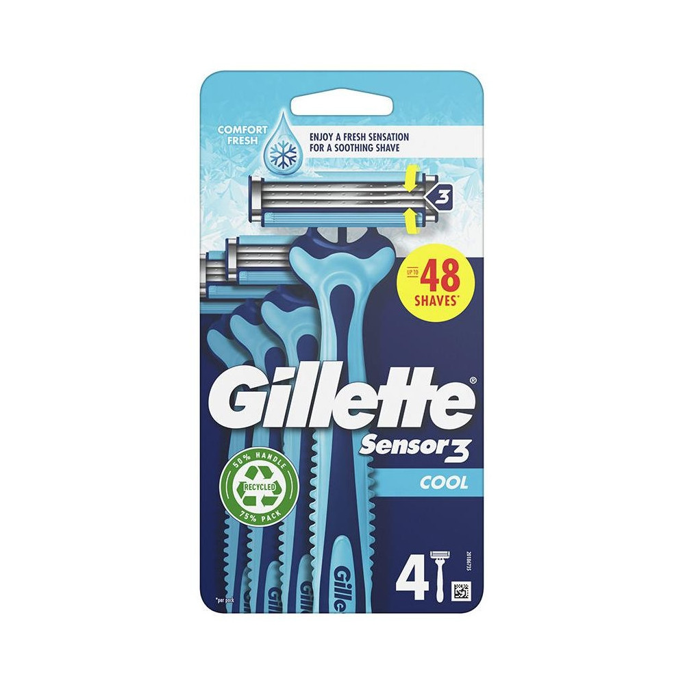 Sensor3 Cool Cuchilla Afeitar Desechables 4 U