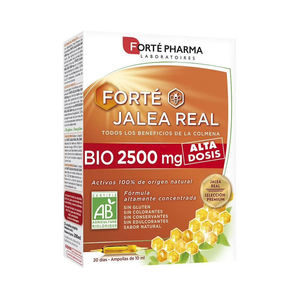Forté Jalea Real Bio 2500 Mg Ampollas 20 X 15 Ml 2
