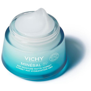 Minéral 89 Gel Sorbete Mate Hidratante 48H Con Ácido Hialurónico 50 Ml