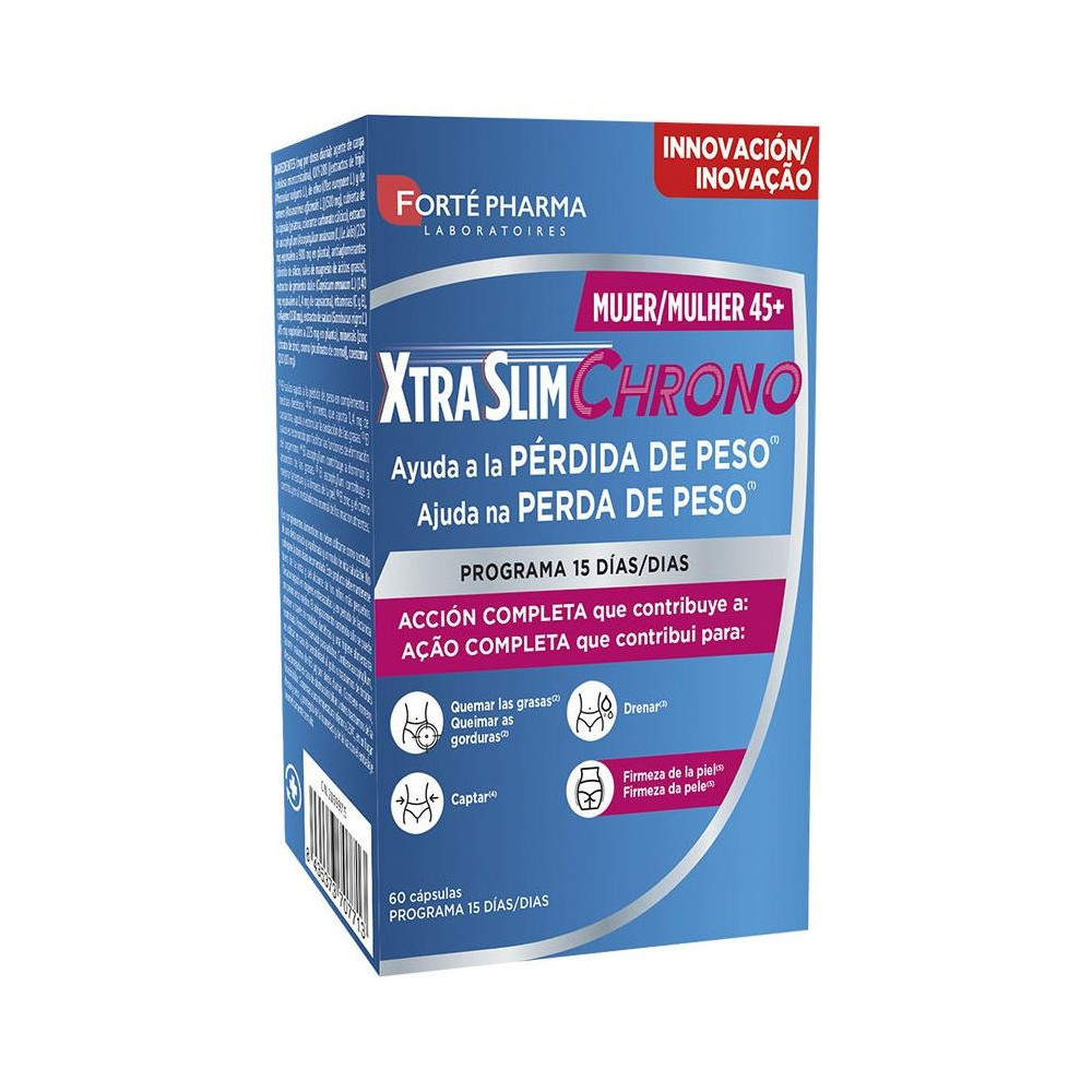 Xtraslim Chrono Mujer 45+ Cápsulas 60 U