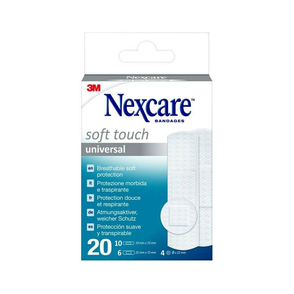 Nexcare Soft Surtidas, 20 Uds