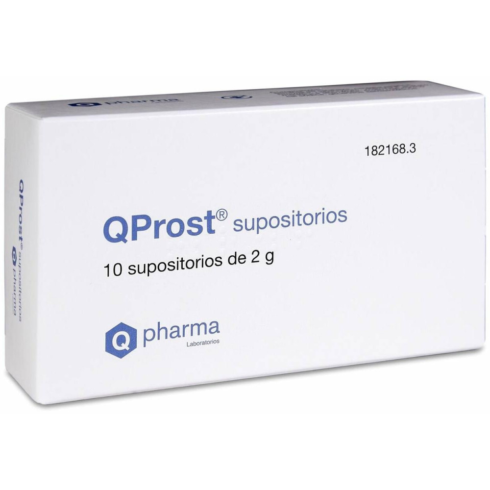 Qprost Supositorios 10 Supositorios