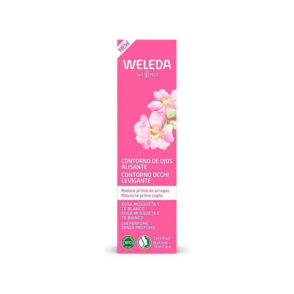 Smoothing Contorno De Ojos Alisante De Rosa Mosqueta Y Té Blanco, Tratamientos Ojos Weleda - Perfumes Club