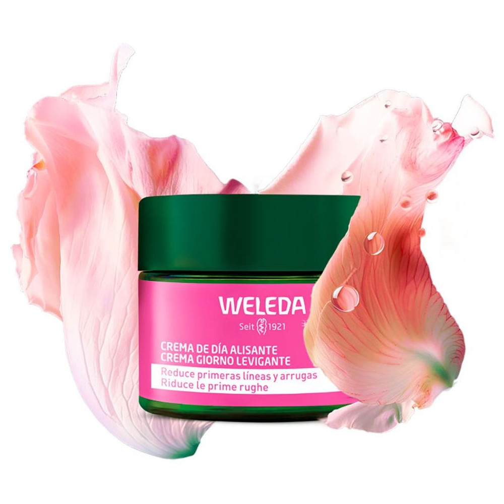 Smoothing Crema De Día Alisante De Rosa Mosqueta Y Té Blanco, Antiedad Y Antiarrugas Weleda - Perfumes Club