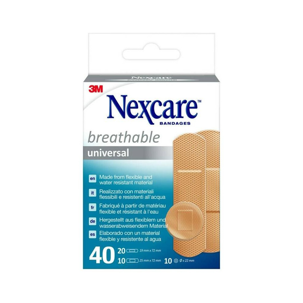 Nexcare Universal Surtido Impermeable, 40 Uds