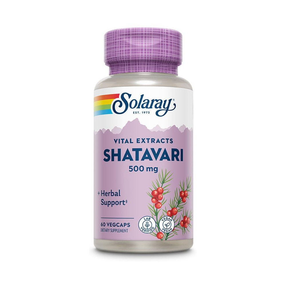 Shatavari 500 Mg Vegcaps, Vitaminas Y Suplementos Solaray - Perfumes Club