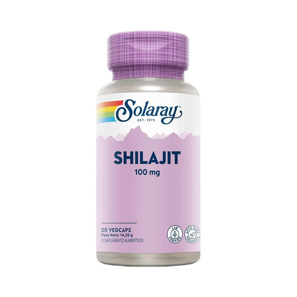Shilajit 100 Mg Vegcaps, Vitaminas Y Suplementos Solaray - Perfumes Club