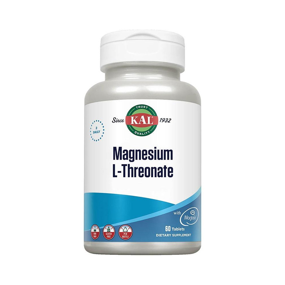 Magnesium L-Threonate Comprimidos, Vitaminas Y Suplementos Kal - Perfumes Club
