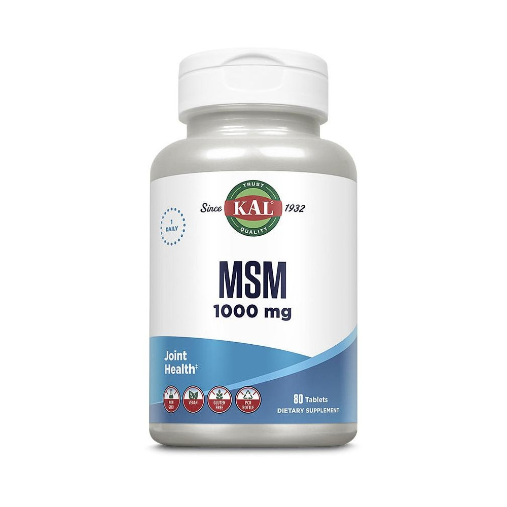 Msm 1000 Mg Comprimidos, Vitaminas Y Suplementos Kal - Perfumes Club