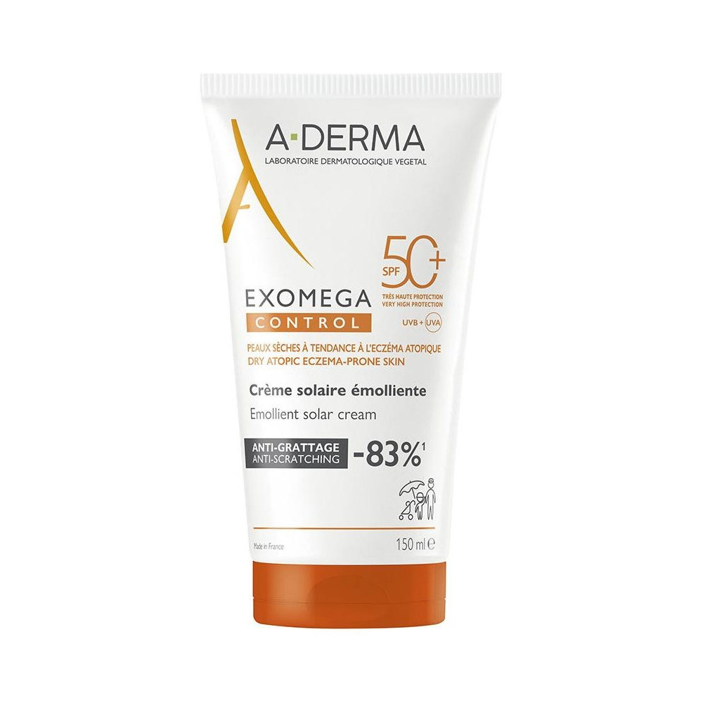 Exomega Control Crema Solar Emoliente Spf50+ 150 Ml