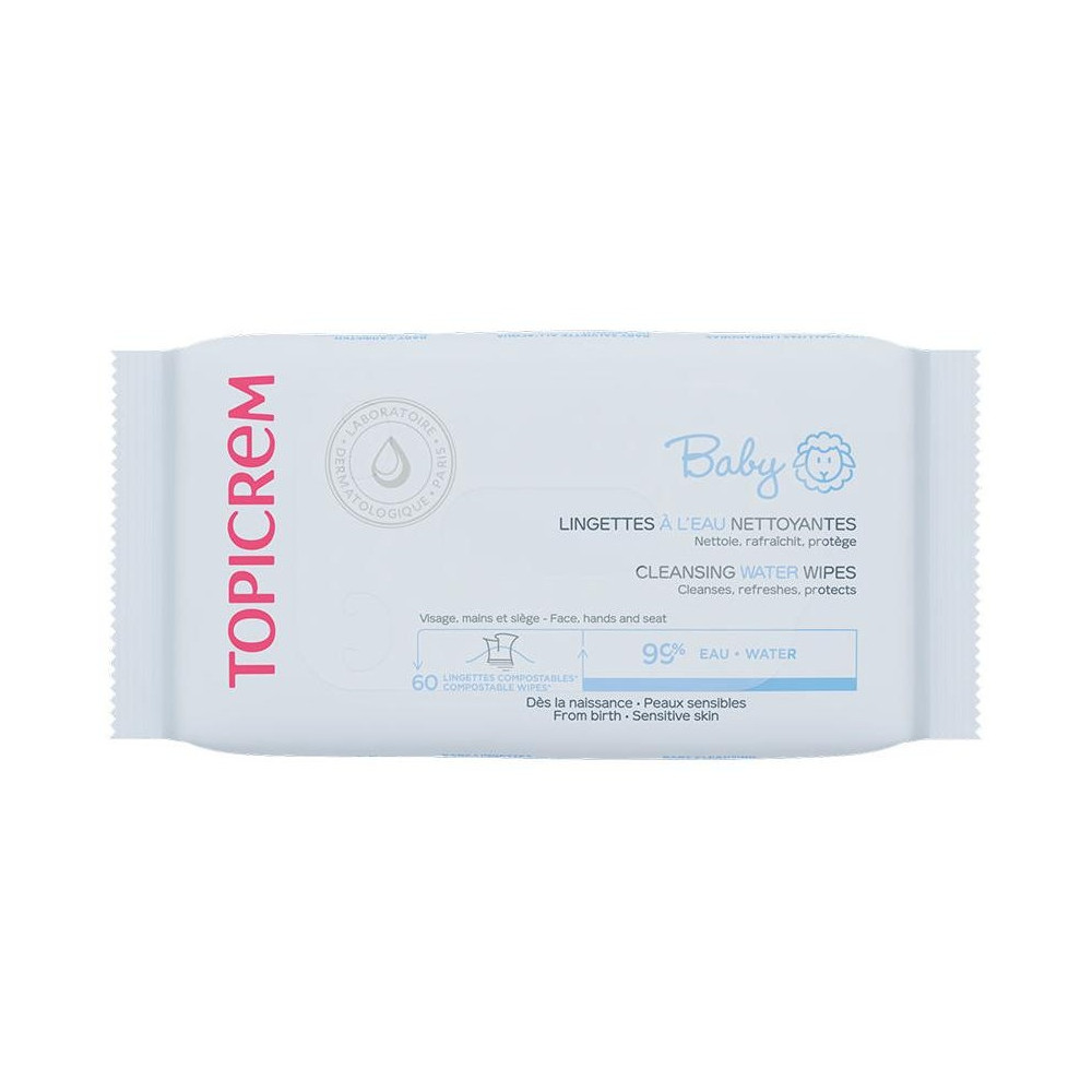 Baby Toallitas Limpiadoras Al Agua 60 U