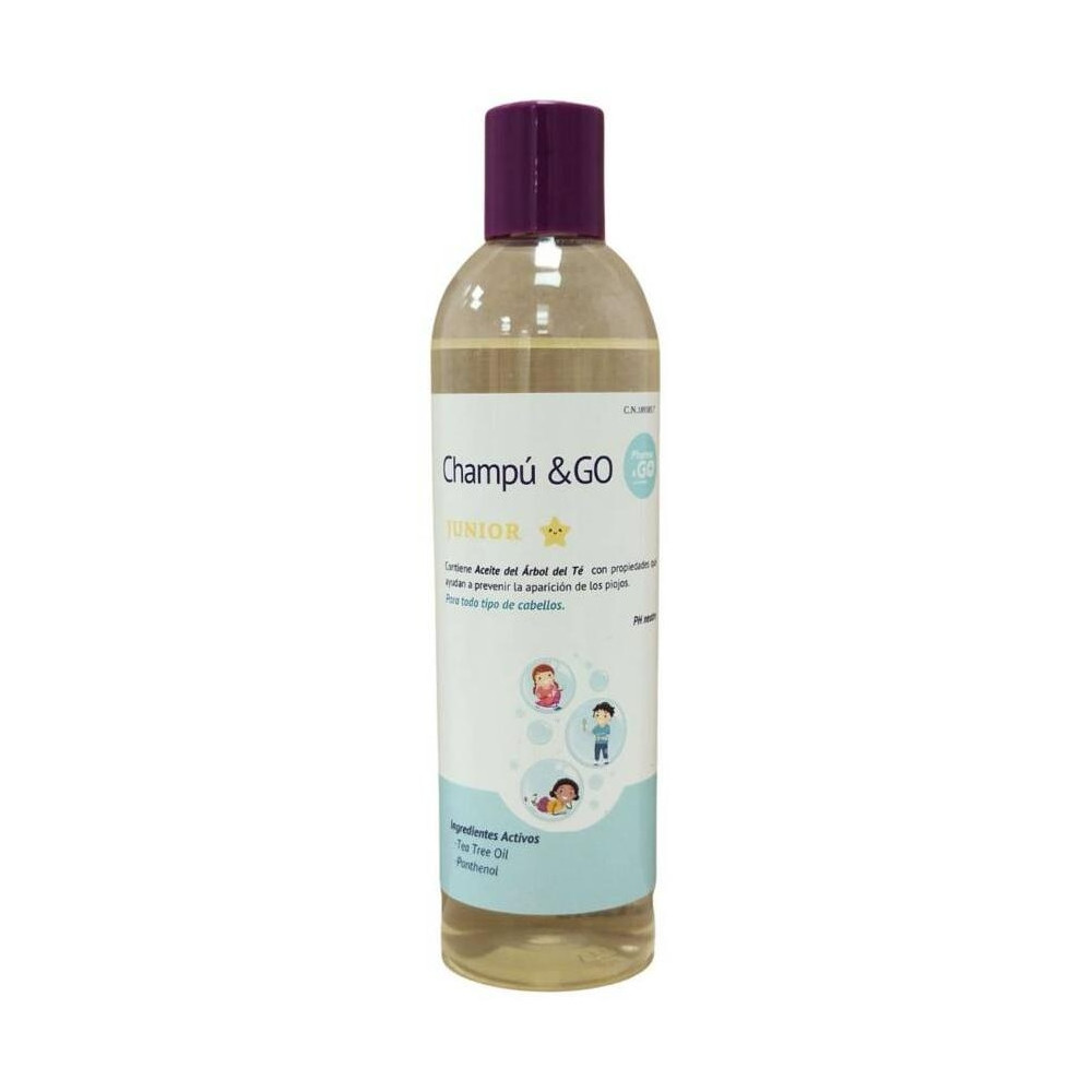Pharma Y Go Champu Junior Con Aceite Del Arbol Del Te 300 Ml