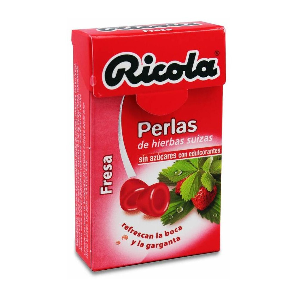 Perlas De Hierbas Sin Azúcares Fresa 25 Gr