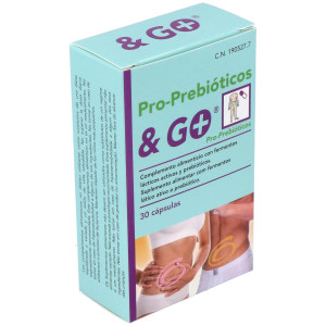 Prebióticos Probióticos Y Go, 30 Cápsulas