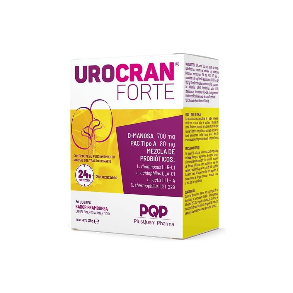 Urocran Forte Sabor Frambuesa 30Sobres 2