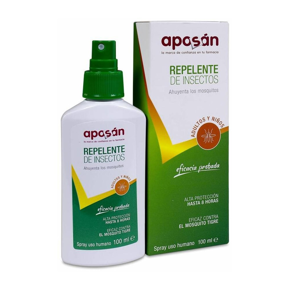 Aposán Repelente De Insectos Familar, 100 Ml