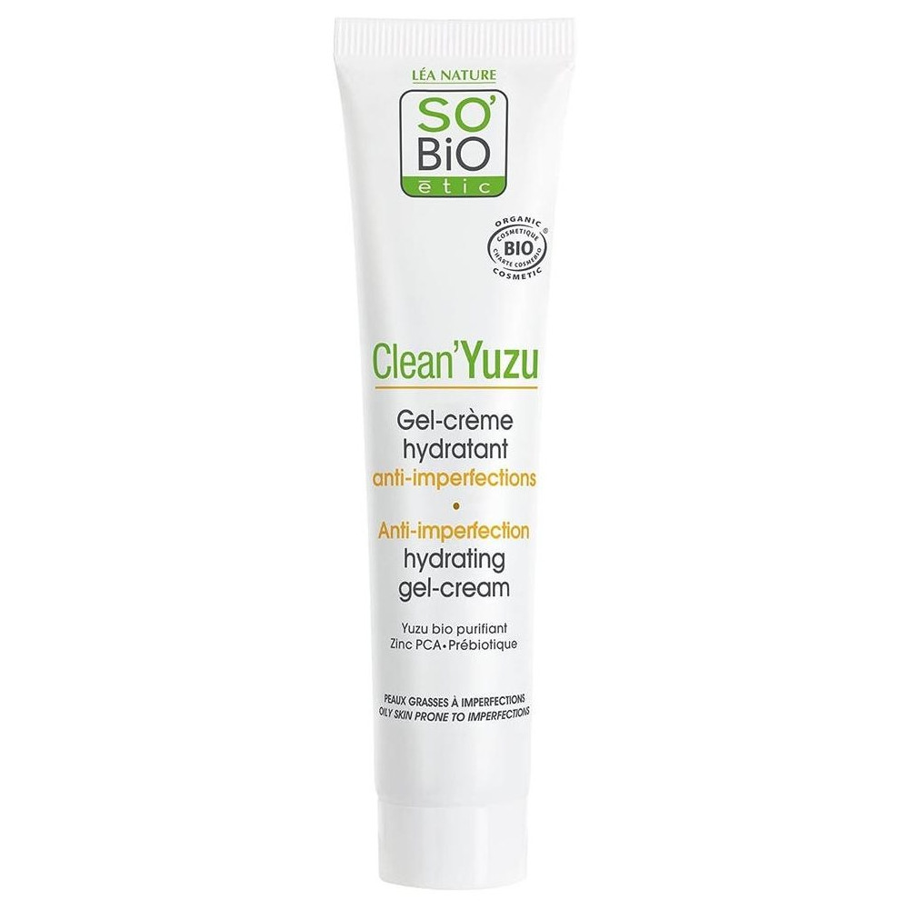 So'Bio Étic Clean Yuzu Crema Gel Hidratante Anti Imperfecci 50Ml