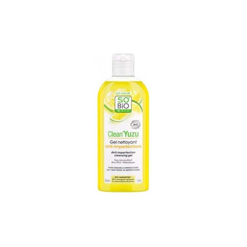 So Bio Etic Clean Yuzu Gel Limpiador Anti Imperfecciones 200Ml