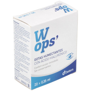 Wops Gotas Humectantes Ácido Hialurónico, 20 Monodosis