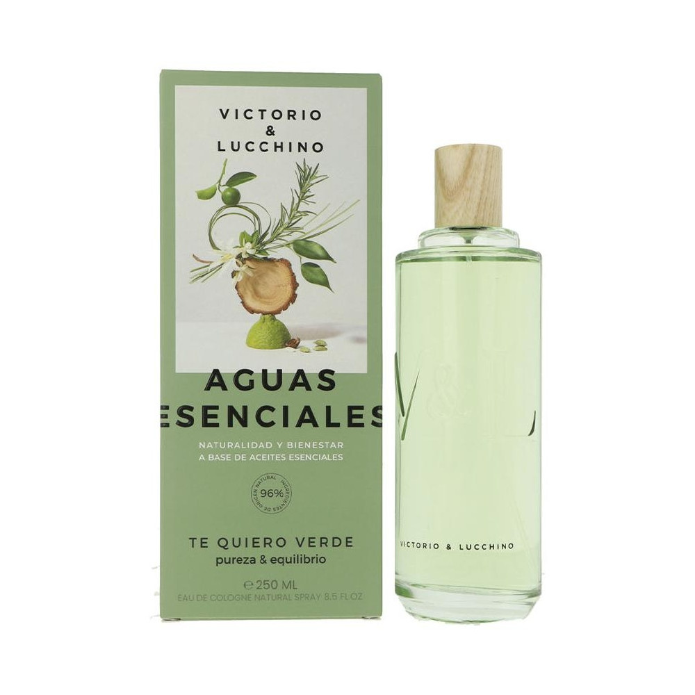 Aguas Esenciales V Y L Te Quiero Verde Eau De Toilette Vaporizador 250 Ml
