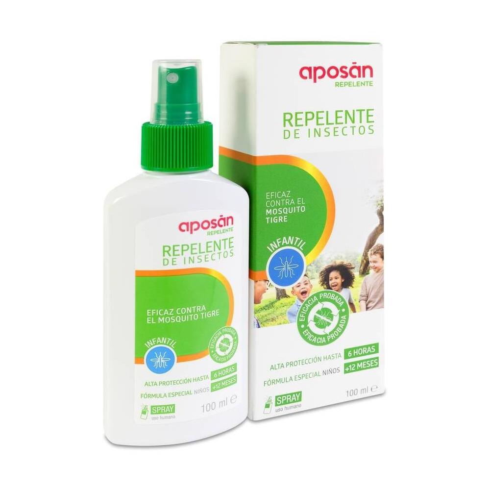Aposan Spray Repelente Insectos Infantil 100Ml