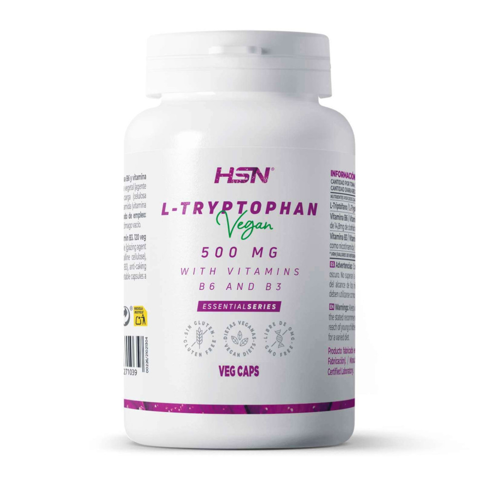 HSN L-Triptofano 500mg + Vit B6 B3 240 Caps