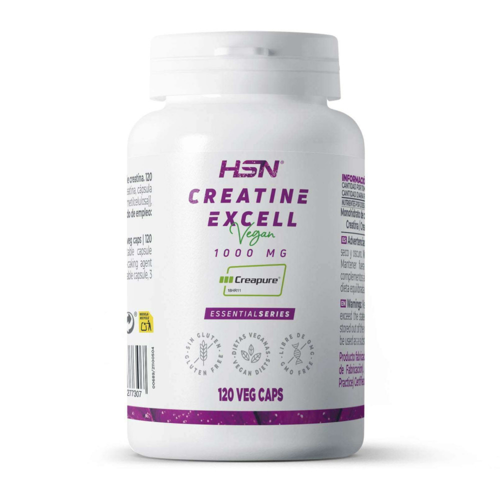 HSN Creatina Excell 1000mg 120 Caps