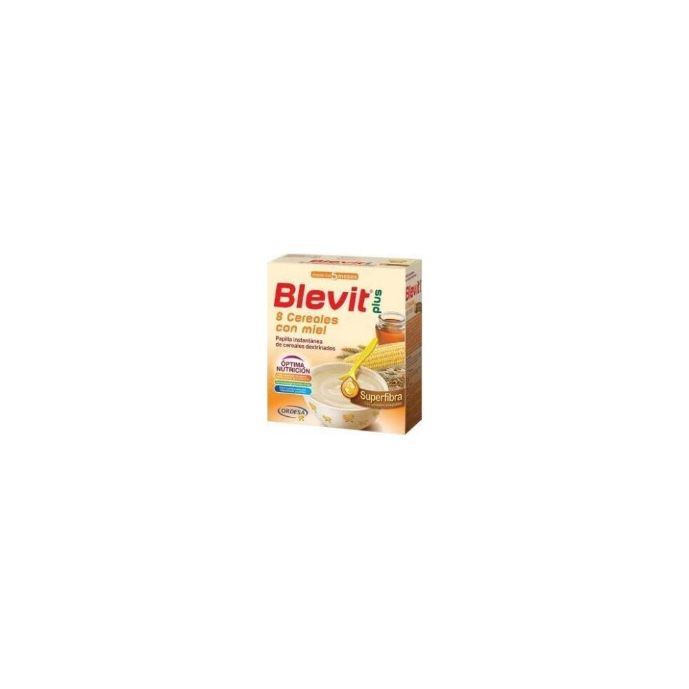 Blevit Plus 8 Cereales Miel Superfibra, 600 G