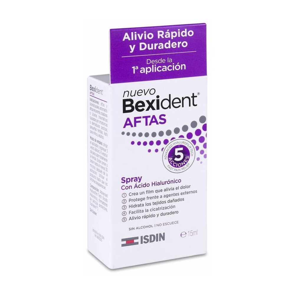 Isdin Bexident Aftas Spray Con Ácido Hialurónico 15Ml