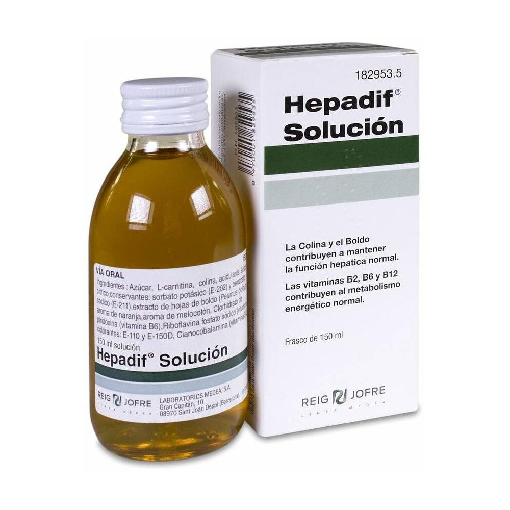 Reig Jofre Hepadif Solución, 150 Ml