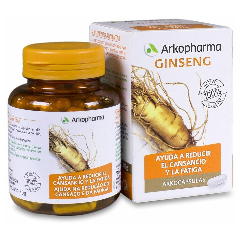 Arkopharma Arkocápsulas Ginseng, 84 Cápsulas