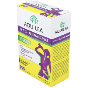 Aquilea Detox + Quemagrasas Sabor Piña, 10 Uds