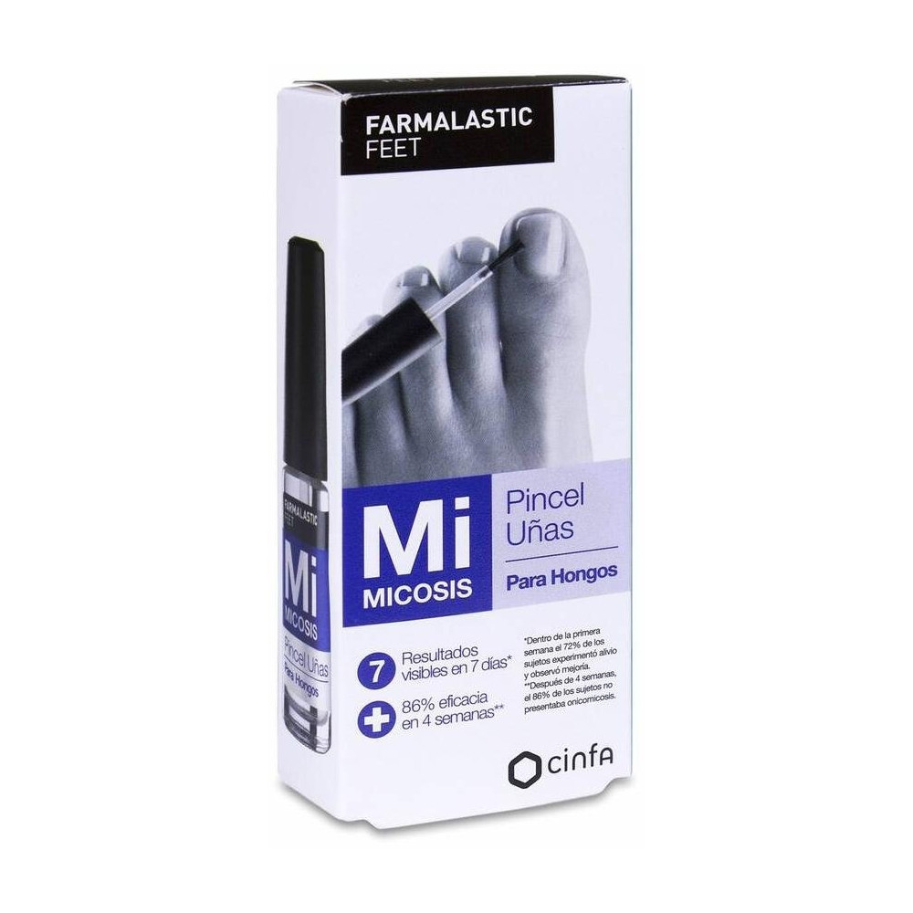 Farmalastic Micosis Pincel De Uñas Para Hongos, 4 Ml