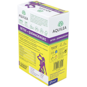 Aquilea Detox + Quemagrasas Sabor Piña, 10 Uds