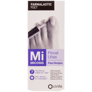 Farmalastic Micosis Pincel De Uñas Para Hongos, 4 Ml