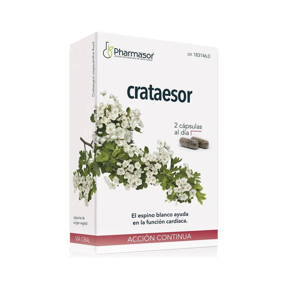 Soria Natural Crataesor, 30 Cápsulas